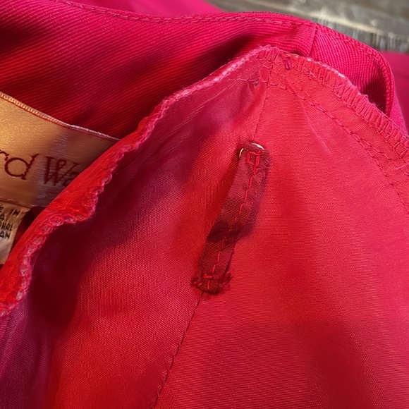 Vintage Richard Warren Electric Pink 80's Wool Midi Dress🖤 - Picture 11 of 15